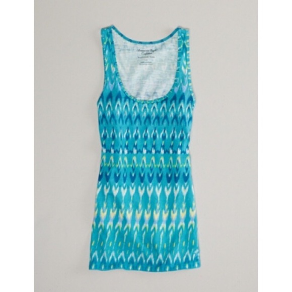 NWOT AE Colorful Racerback Tank - Picture 1 of 5